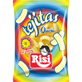 RISI Tejitas sabor queso sin gluten bolsa 100 grs